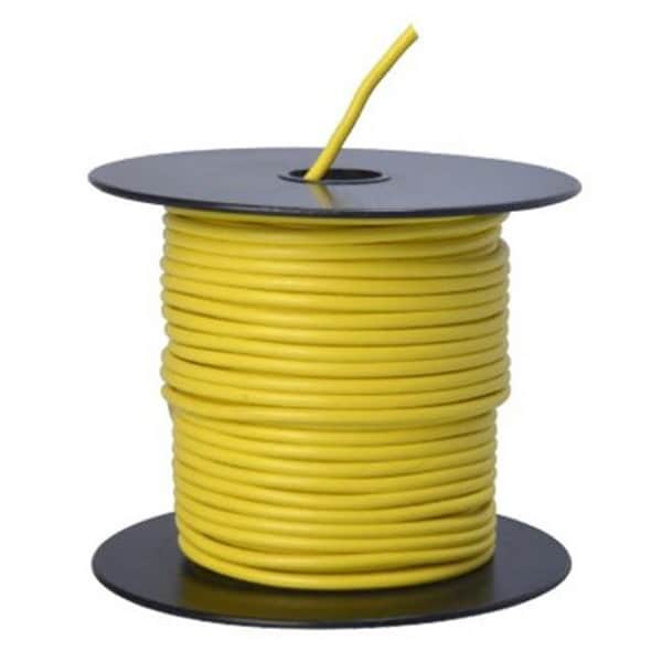 Southwire Primary Wire, 14 AWG, Copper, Yellow, PVC Jacket, Stranded 146995 - main